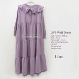 LIVI-019 LIVI Midi Dress Crinkle Airflow